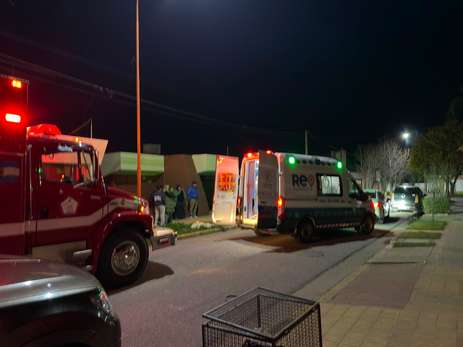 Un hombre resultó herido tras caer de su vehículo 
