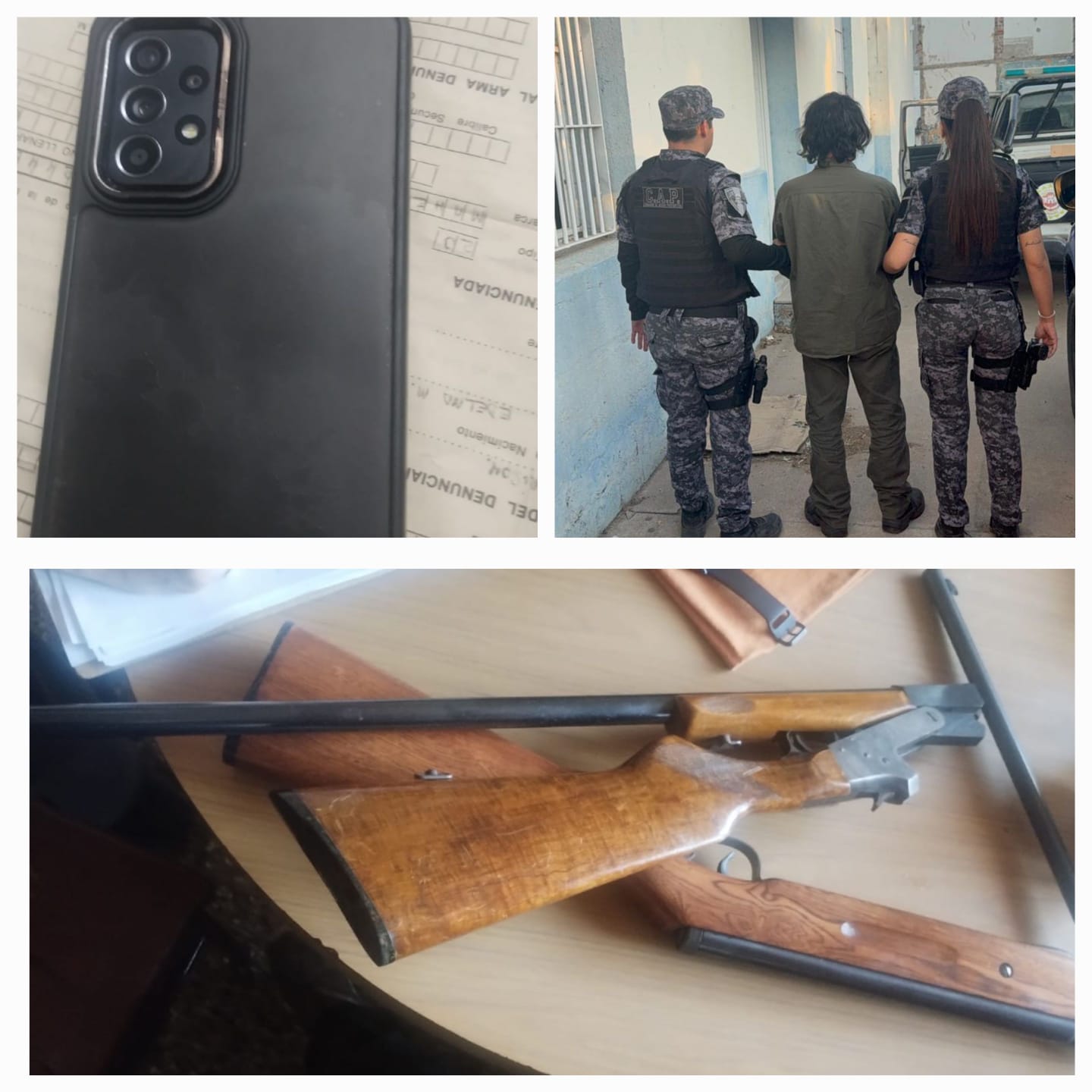 Aprehensiones y secuestros en dos procedimientos policiales