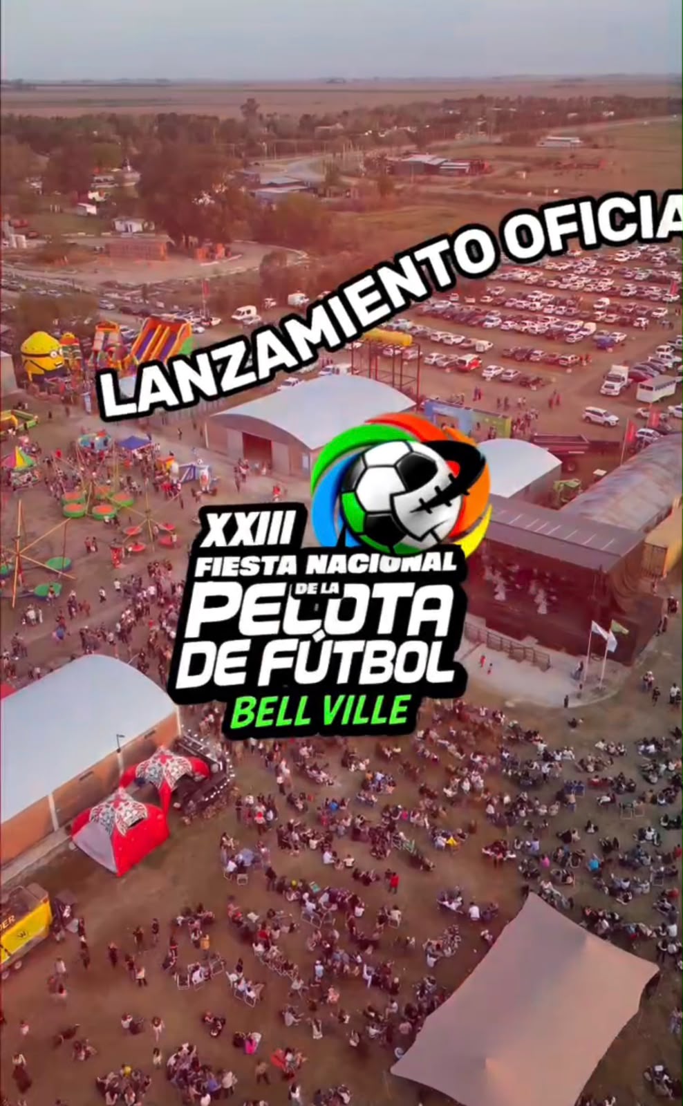 Lanzaron oficialmente la 23ª Fiesta Nacional de la Pelota de Fútbol en Bell Ville